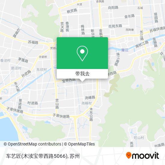 车艺匠(木渎宝带西路5066)地图