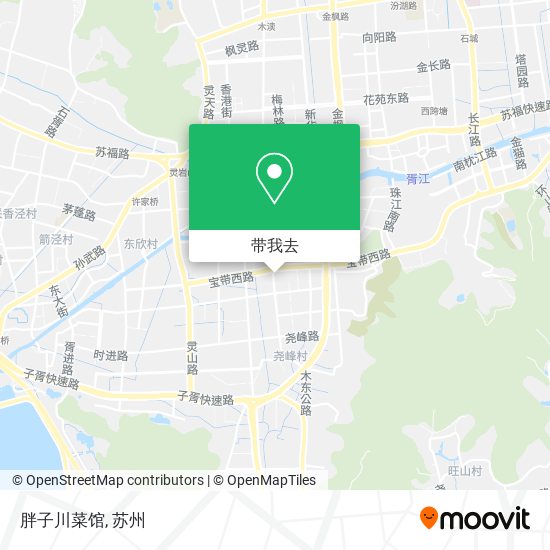 胖子川菜馆地图