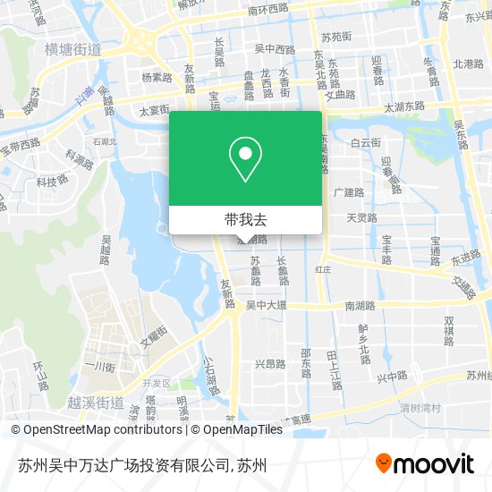 苏州吴中万达广场投资有限公司地图