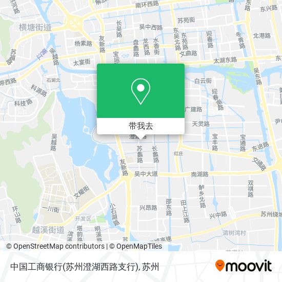 中国工商银行(苏州澄湖西路支行)地图