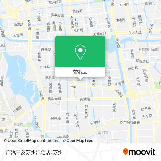 广汽三菱苏州汇廷店地图