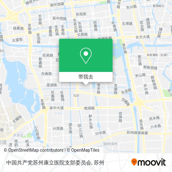中国共产党苏州康立医院支部委员会地图