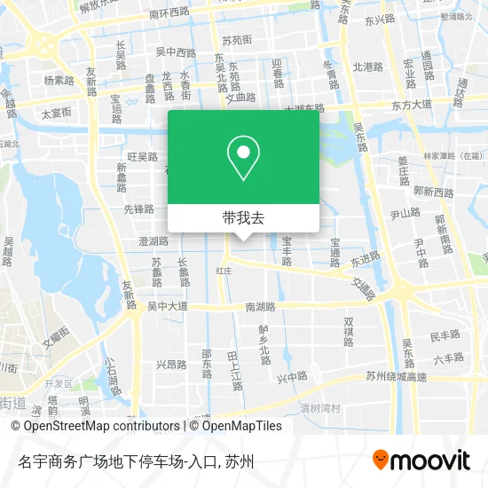 名宇商务广场地下停车场-入口地图