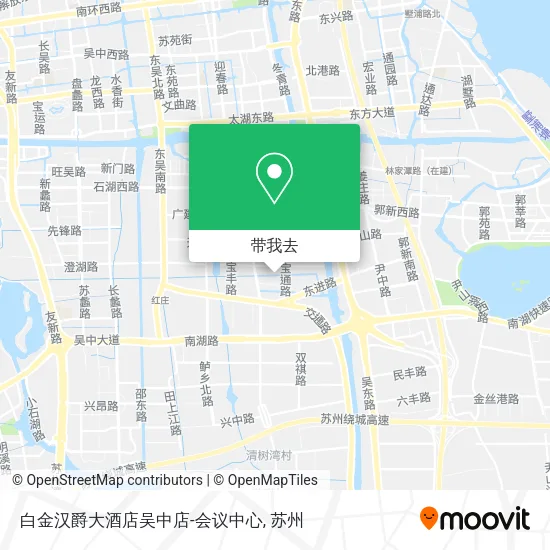 白金汉爵大酒店吴中店-会议中心地图