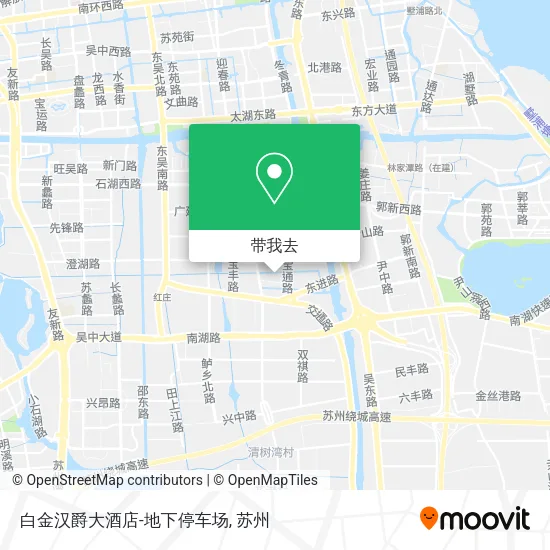 白金汉爵大酒店-地下停车场地图