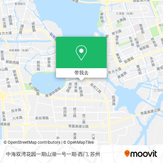中海双湾花园一期山湖一号一期-西门地图