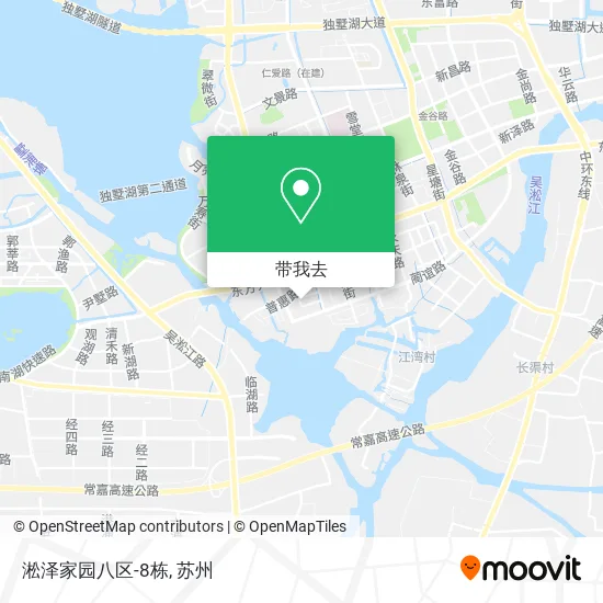 淞泽家园八区-8栋地图