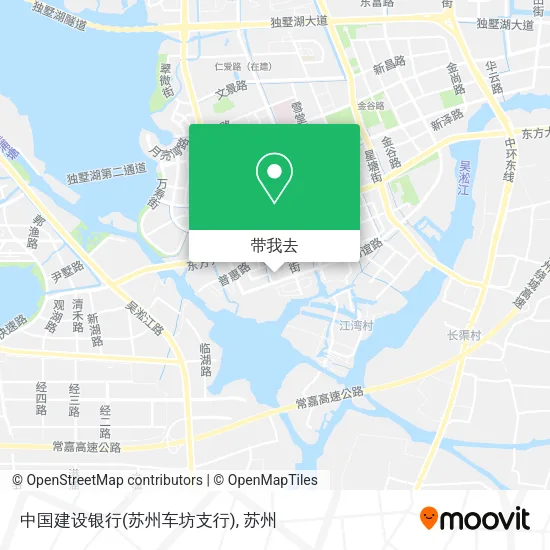 中国建设银行(苏州车坊支行)地图