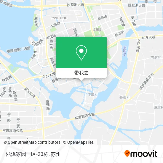 淞泽家园一区-23栋地图