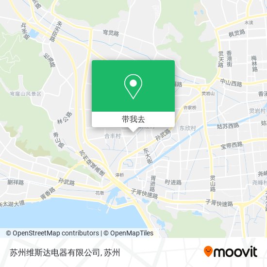 苏州维斯达电器有限公司地图