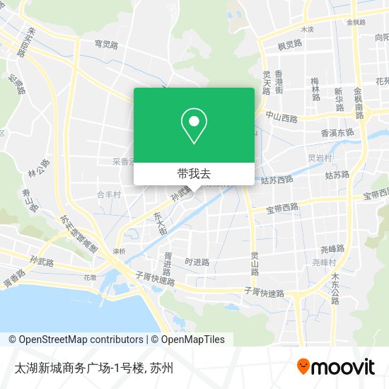 太湖新城商务广场-1号楼地图