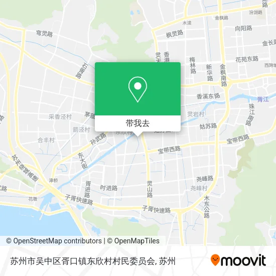 苏州市吴中区胥口镇东欣村村民委员会地图