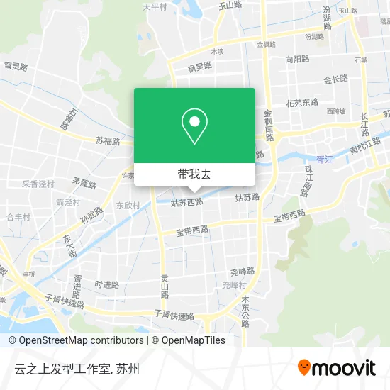 云之上发型工作室地图