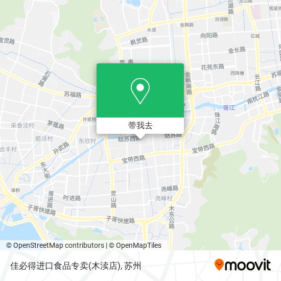 佳必得进口食品专卖(木渎店)地图