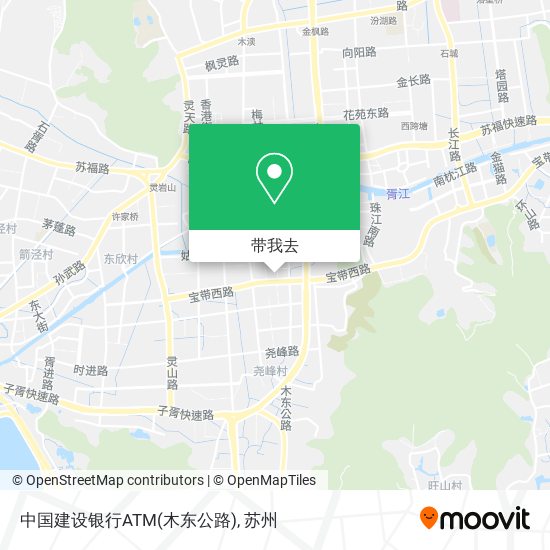 中国建设银行ATM(木东公路)地图