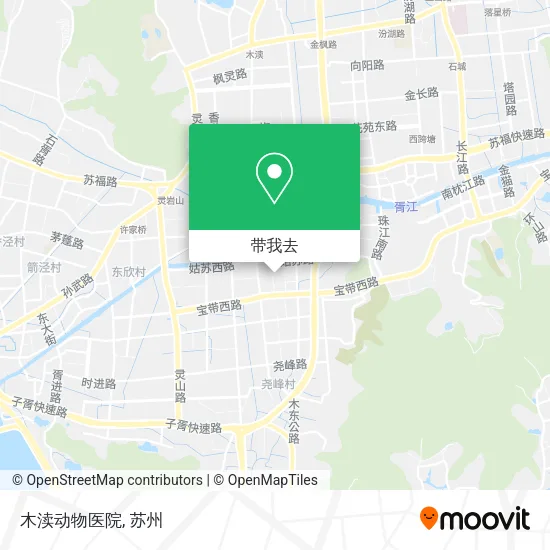 木渎动物医院地图