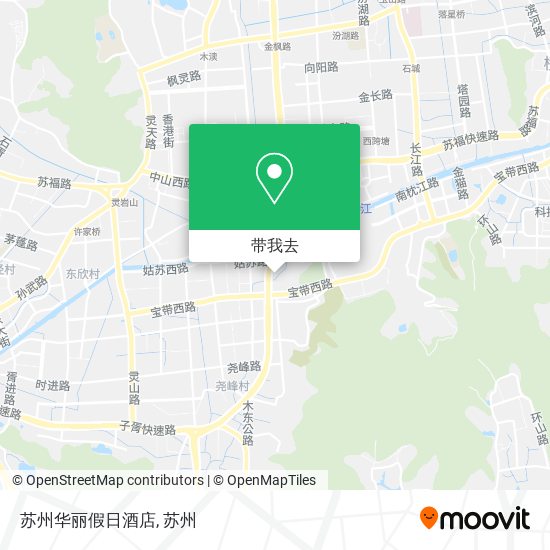 苏州华丽假日酒店地图