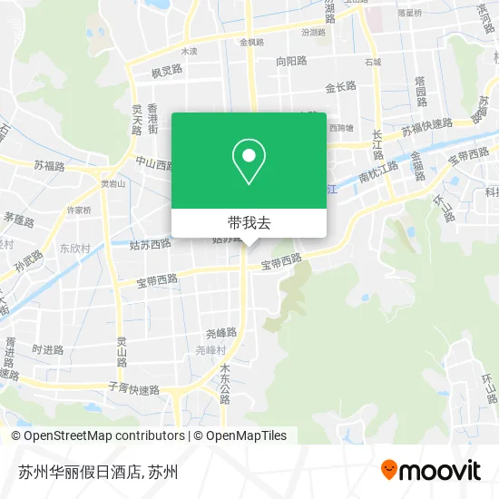 苏州华丽假日酒店地图