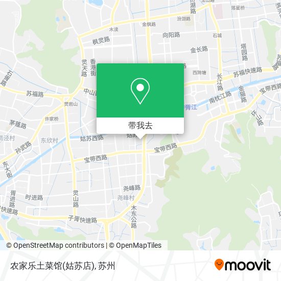农家乐土菜馆(姑苏店)地图