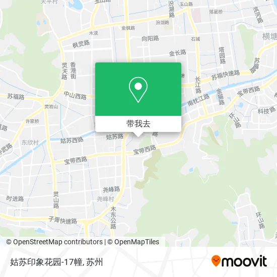 姑苏印象花园-17幢地图
