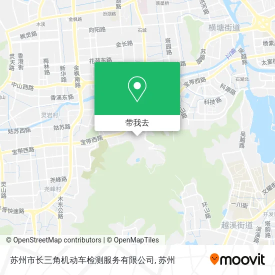 苏州市长三角机动车检测服务有限公司地图