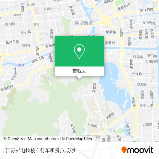 江苏邮电技校自行车租赁点地图