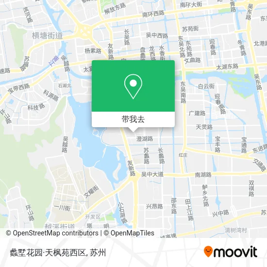 蠡墅花园·天枫苑西区地图