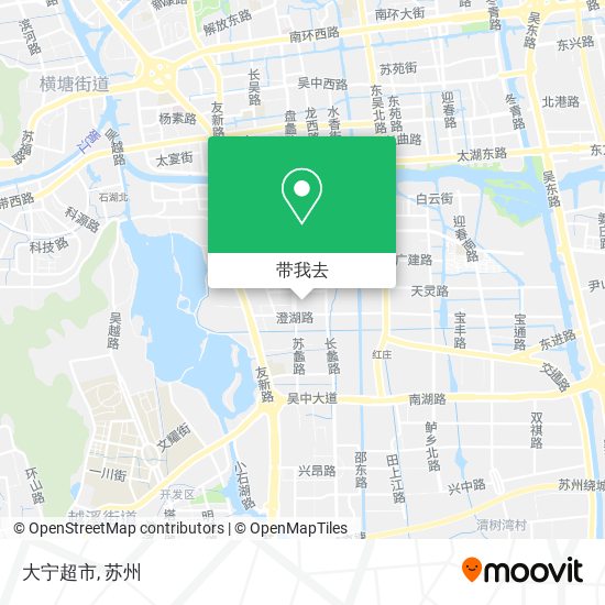 大宁超市地图
