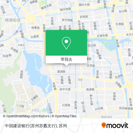 中国建设银行(苏州苏蠡支行)地图