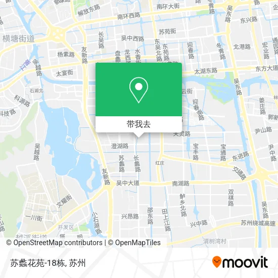 苏蠡花苑-18栋地图