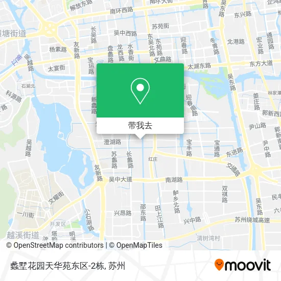 蠡墅花园天华苑东区-2栋地图