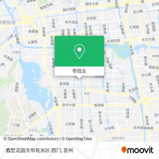 蠡墅花园天华苑东区-西门地图
