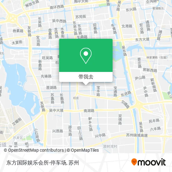 东方国际娱乐会所-停车场地图