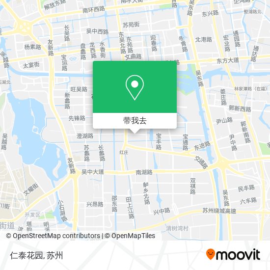 仁泰花园地图
