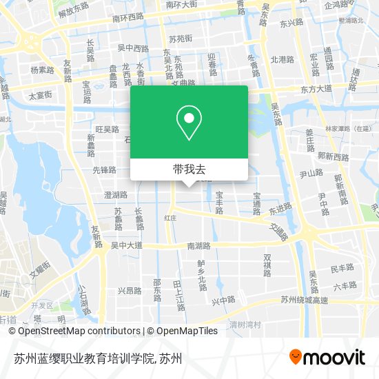 苏州蓝缨职业教育培训学院地图