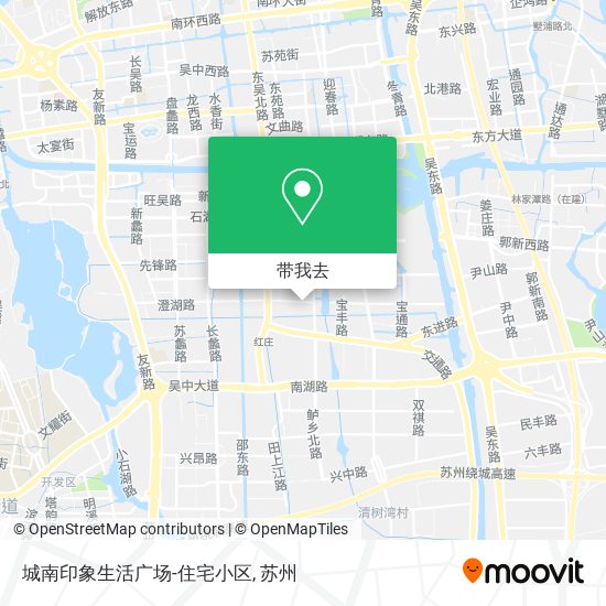 城南印象生活广场-住宅小区地图