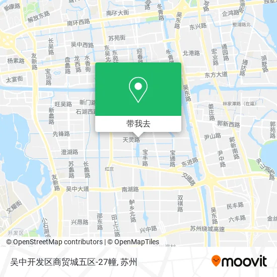 吴中开发区商贸城五区-27幢地图