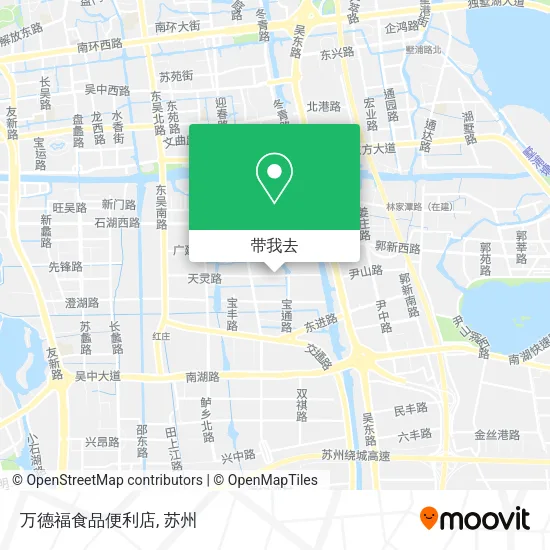 万德福食品便利店地图