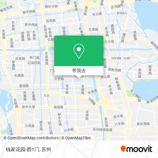 钱家花园-西1门地图