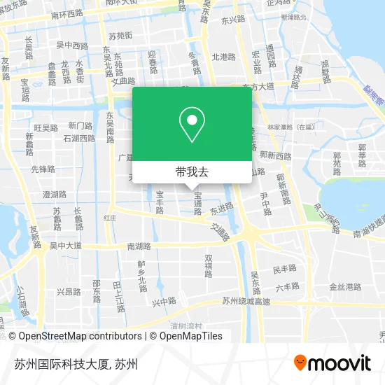 苏州国际科技大厦地图