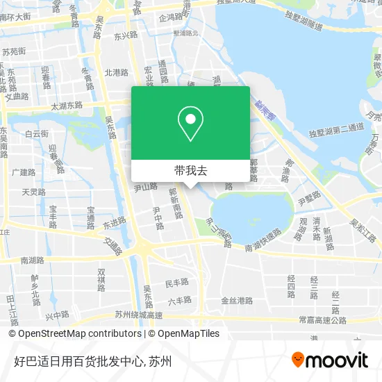 好巴适日用百货批发中心地图
