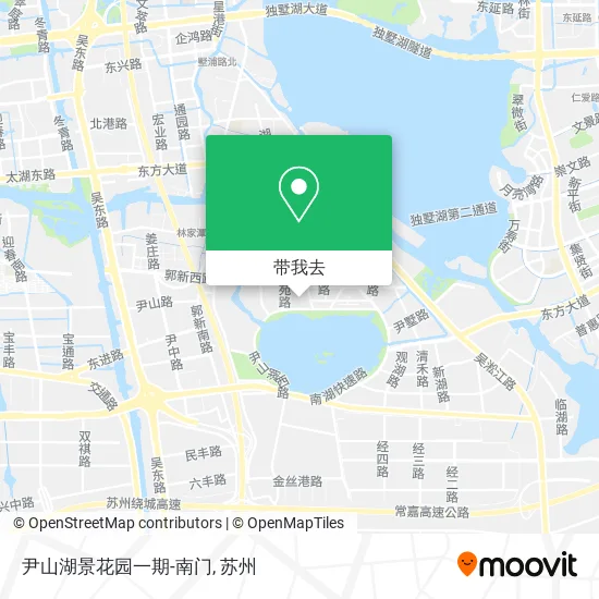 尹山湖景花园一期-南门地图