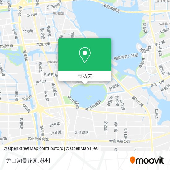 尹山湖景花园地图