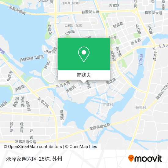淞泽家园六区-25栋地图