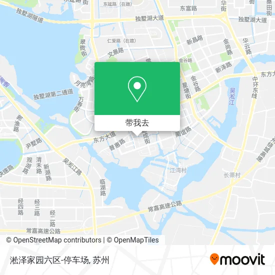 淞泽家园六区-停车场地图