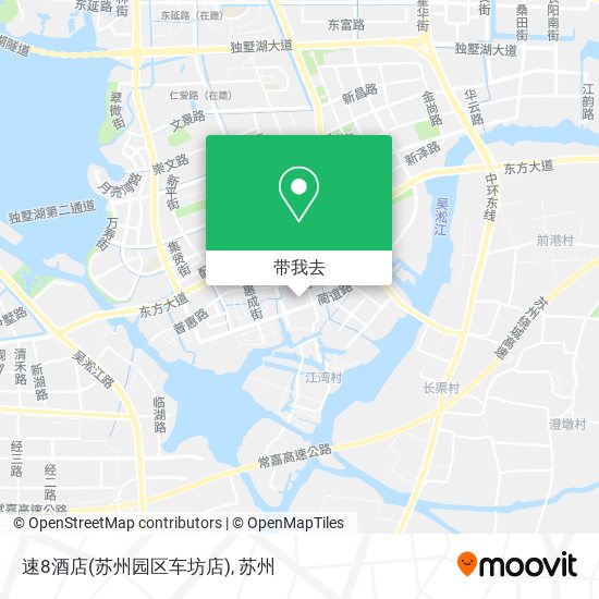 速8酒店(苏州园区车坊店)地图