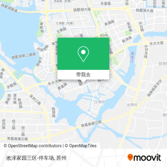 淞泽家园三区-停车场地图