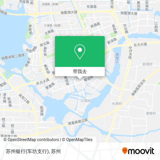 苏州银行(车坊支行)地图