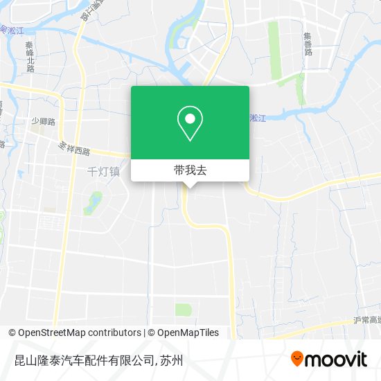 昆山隆泰汽车配件有限公司地图