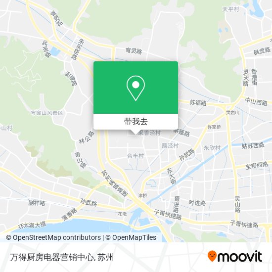万得厨房电器营销中心地图